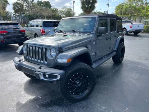 2019 Jeep Wrangler Unlimited for sale at MITCHELL MOTOR CARS in Fort Lauderdale FL