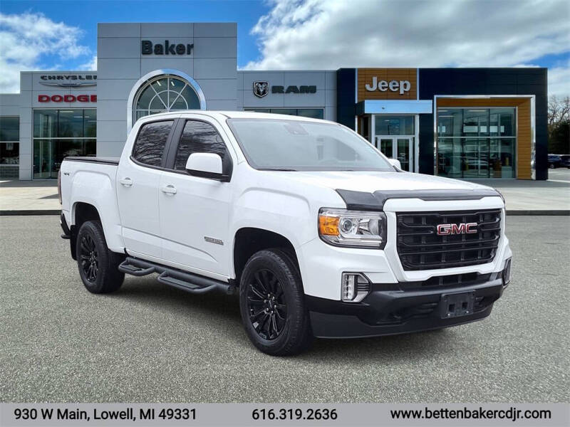 2021 GMC Canyon for sale at Baker Chrysler Dodge Jeep Ram in Lowell MI