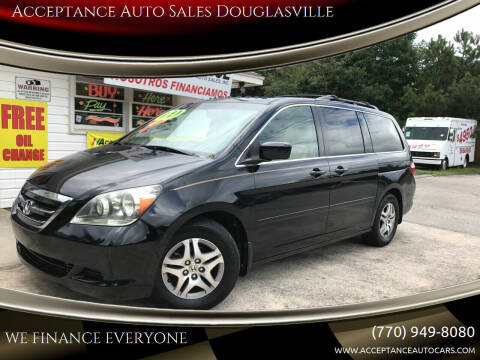 2006 Honda Odyssey for sale at Acceptance Auto Sales Douglasville in Douglasville GA