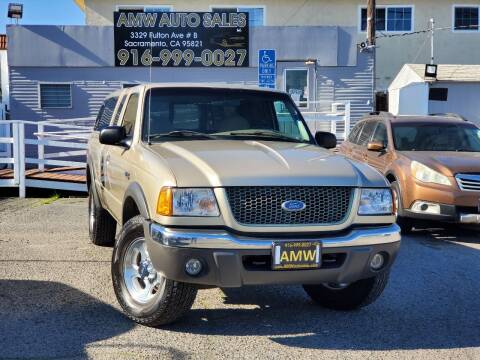 2001 Ford Ranger for sale at AMW Auto Sales in Sacramento CA