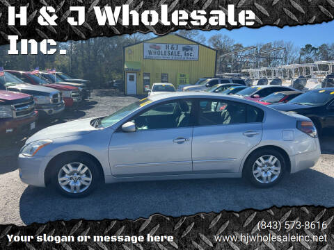 2012 Nissan Altima for sale at H & J Wholesale Inc. in Charleston SC