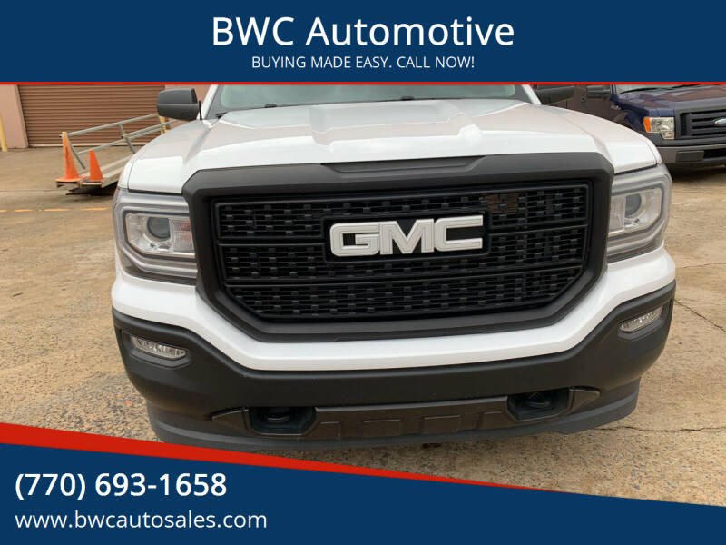 2016 GMC Sierra 1500 for sale at BWC Automotive in Kennesaw GA