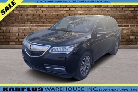 2014 Acura MDX for sale at Karplus Warehouse in Pacoima CA