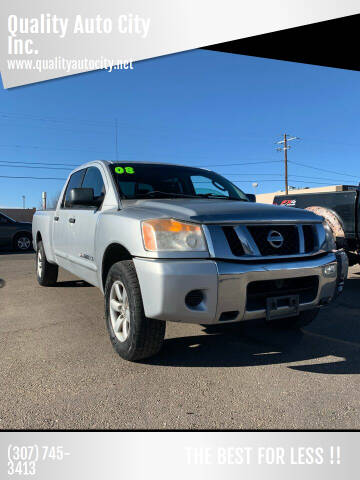 2008 Nissan Titan for sale at Quality Auto City Inc. in Laramie WY