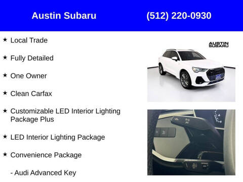 2022 Audi Q3 quattro S line Prem Plus 45 TFSI