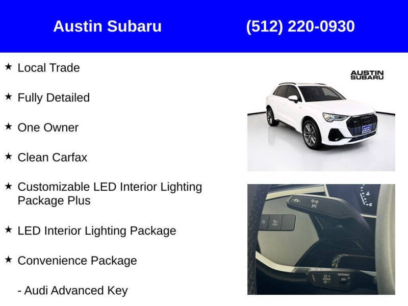 2022 Audi Q3 quattro S line Prem Plus 45 TFSI