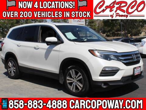 2016 Honda Pilot for sale at CARCO SALES & FINANCE - CARCO OF POWAY in Poway CA