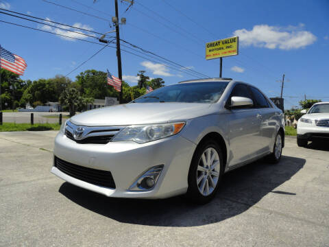2014 Toyota Camry for sale at GREAT VALUE MOTORS in Jacksonville FL