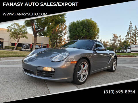 2005 Porsche Boxster for sale at FANASY AUTO SALES/EXPORT in Yorba Linda CA