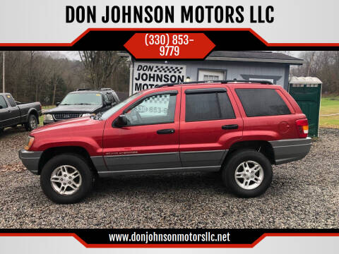 2002 Jeep Grand Cherokee for sale at DON JOHNSON MOTORS LLC in Lisbon OH