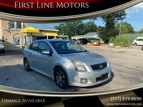 2012 Nissan Sentra for sale at First Line Motors in Brownsburg IN