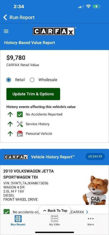 2010 Volkswagen Jetta SportWagen TDI