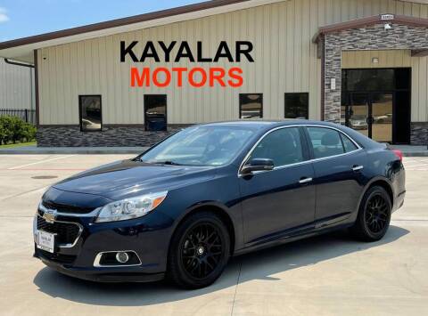 2016 Chevrolet Malibu Limited for sale at KAYALAR MOTORS SUPPORT CENTER in Houston TX
