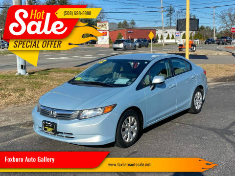 2012 Honda Civic for sale at Foxboro Auto Gallery in Foxboro MA