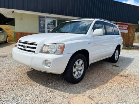 2003 Toyota Highlander for sale at Dreamers Auto Sales in Statham GA