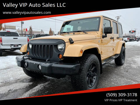 2013 Jeep Wrangler Unlimited for sale at Valley VIP Auto Sales LLC in Spokane Valley WA