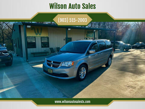 2015 Dodge Grand Caravan for sale at Wilson Auto Sales in Chandler TX