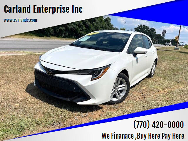 2021 Toyota Corolla Hatchback for sale at Carland Enterprise Inc in Marietta GA