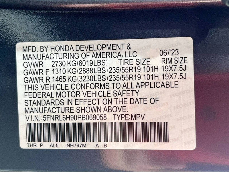 2023 Honda Odyssey Elite