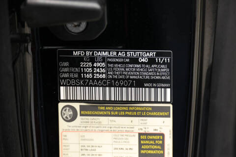 2012 Mercedes-Benz SL-Class SL 63 AMG