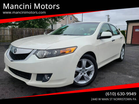2010 Acura TSX for sale at Mancini Motors in Norristown PA