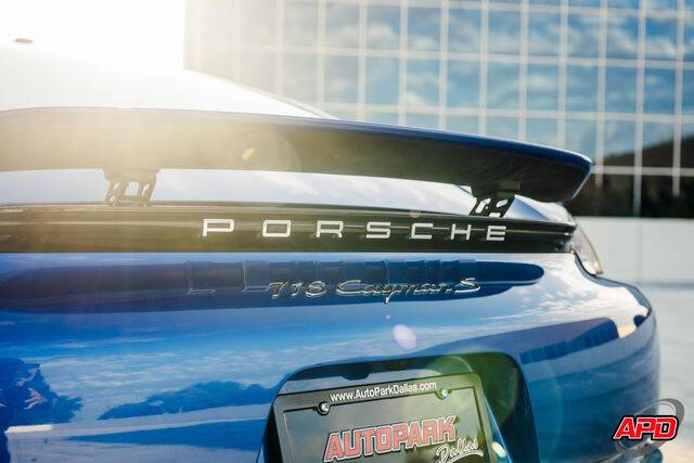 2017 Porsche 718 Cayman S