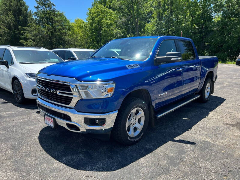 Used 2019 RAM Ram 1500 Pickup Big Horn/Lone Star with VIN 1C6SRFFT0KN747033 for sale in Cuba City, WI