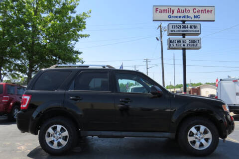 2012 Ford Escape for sale at FAMILY AUTO CENTER in Greenville NC