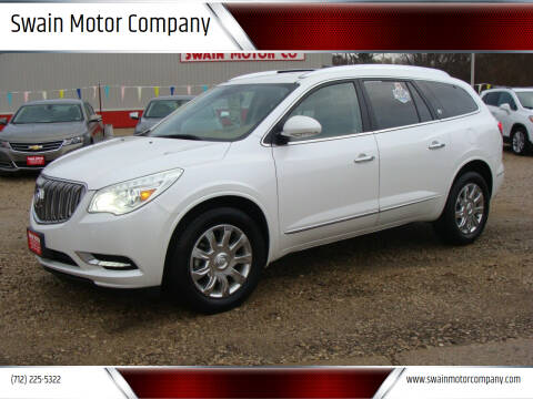 2017 Buick Enclave for sale at Swain Motor Company in Cherokee IA