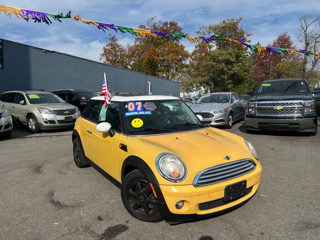 Yellow 2007 MINI Cooper Base 2dr Hatchback 2