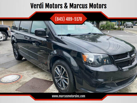 2016 Dodge Grand Caravan for sale at Verdi Motors & Marcus Motors in Pleasant Valley NY