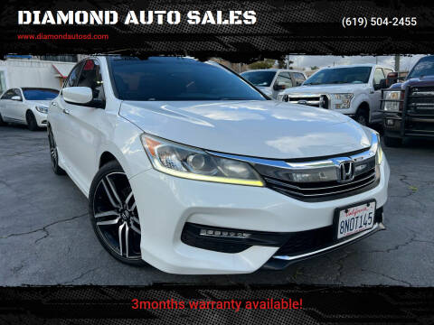 2017 Honda Accord for sale at DIAMOND AUTO SALES in El Cajon CA