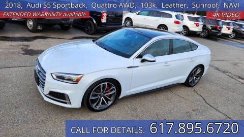 2018 Audi S5 Sportback for sale at Carlot Express in Stow MA