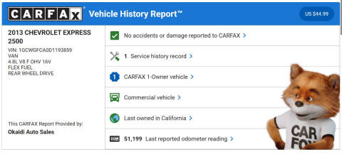 2013 Chevrolet Express 2500