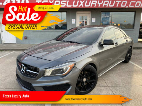 2014 Mercedes-Benz CLA for sale at Texas Luxury Auto in Cedar Hill TX