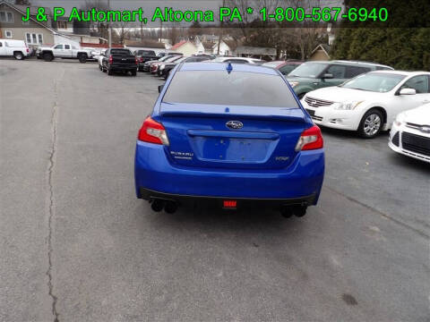 2017 Subaru WRX for sale at J & P Auto Mart in Altoona PA