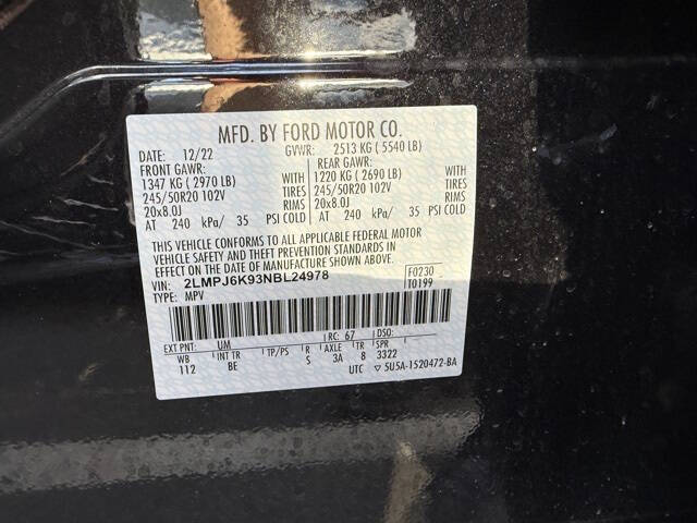 2022 Lincoln Nautilus Reserve