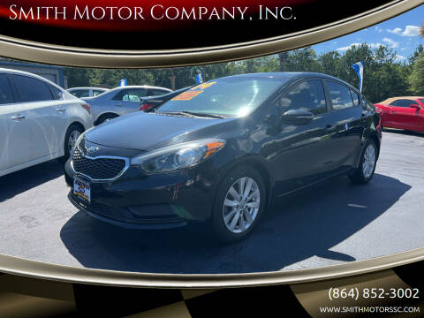 2014 Kia Forte for sale at Smith Motor Company, Inc. in Mc Cormick SC