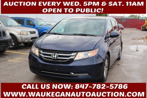 2014 Honda Odyssey for sale at Waukegan Auto Auction in Waukegan IL