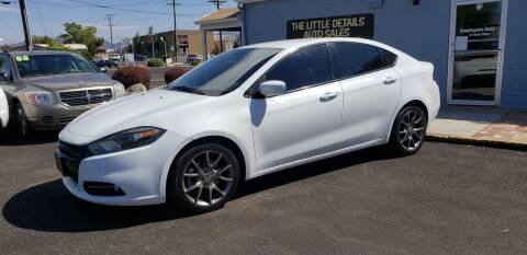 2015 Dodge Dart for sale at The Little Details Auto Sales in Reno NV