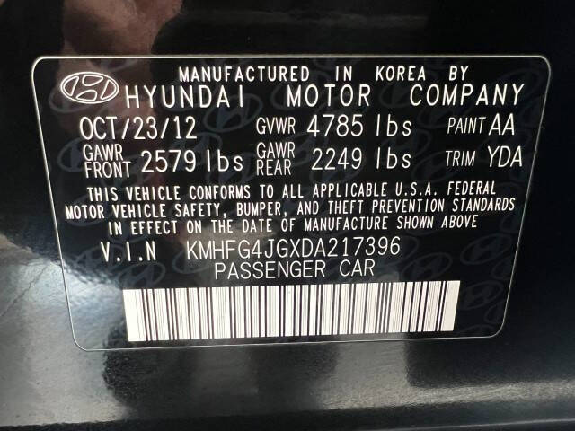2013 Hyundai Azera