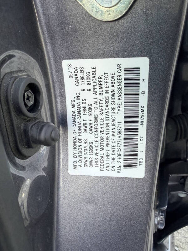 2018 Honda Civic EX