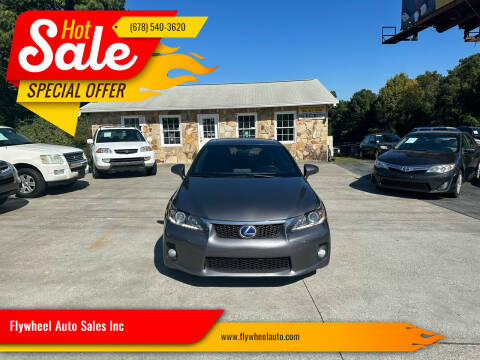 2012 Lexus CT 200h for sale at Flywheel Auto Sales Inc in Woodstock GA