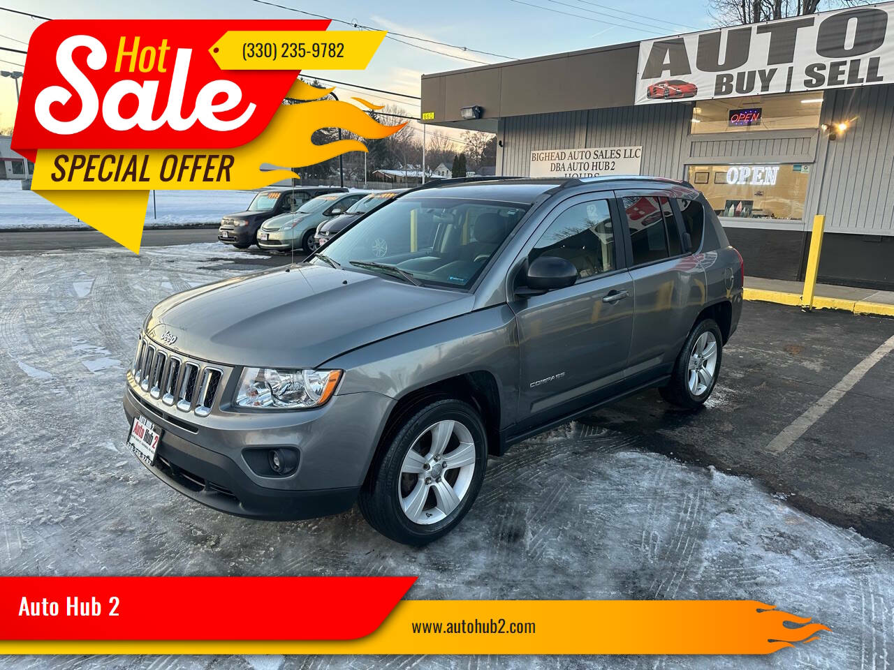 Gray 2011 Jeep Compass Latitude 4x4 Latitude 4dr SUV 1