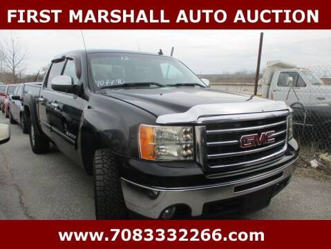 2012 GMC Sierra 1500 for sale at First Marshall Auto Auction in Harvey IL