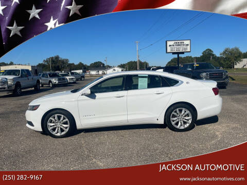 2016 Chevrolet Impala for sale at Jackson Automotive in Jackson AL