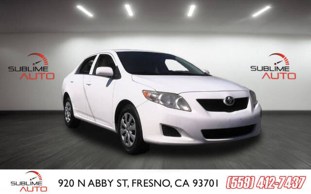 2010 Toyota Corolla for sale at SUBLIME AUTO in Fresno, CA