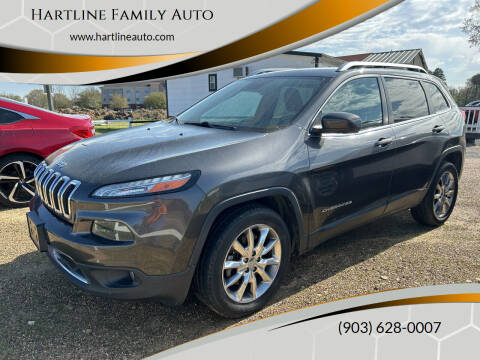 2014 Jeep Cherokee for sale at Hartline Family Auto in New Boston TX