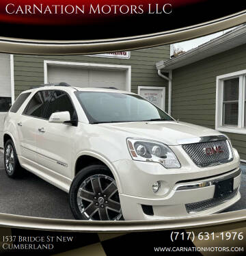 2012 GMC Acadia for sale at CarNation Motors LLC - New Cumberland Location in New Cumberland PA