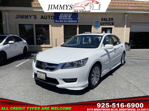 2014 Honda Accord for sale at JIMMY'S AUTO WHOLESALE in Brentwood CA